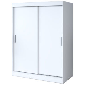 Szafa przesuwna  150x200  Gold , Biały mat